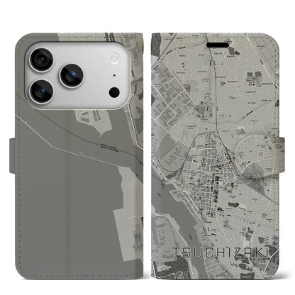 【土崎（秋田県）】地図柄iPhoneケース（手帳タイプ）