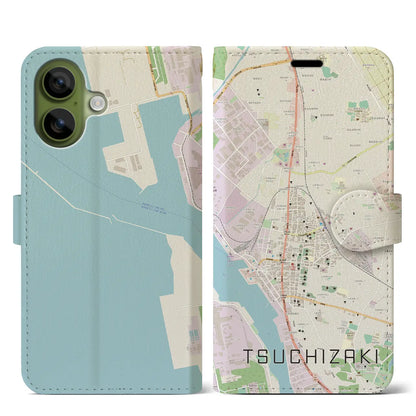 【土崎（秋田県）】地図柄iPhoneケース（手帳タイプ）