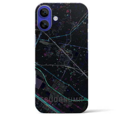 【津田沼（千葉県）】地図柄iPhoneケース（バックカバータイプ）