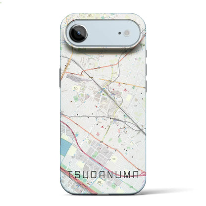 【津田沼（千葉県）】地図柄iPhoneケース（バックカバータイプ）