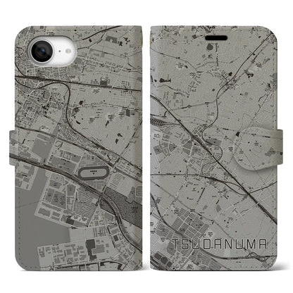 【津田沼（千葉県）】地図柄iPhoneケース（手帳タイプ）