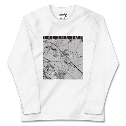 【津田沼（千葉県）】地図柄ロングスリーブTシャツ