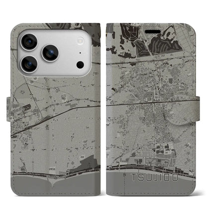 【辻堂（神奈川県）】地図柄iPhoneケース（手帳タイプ）