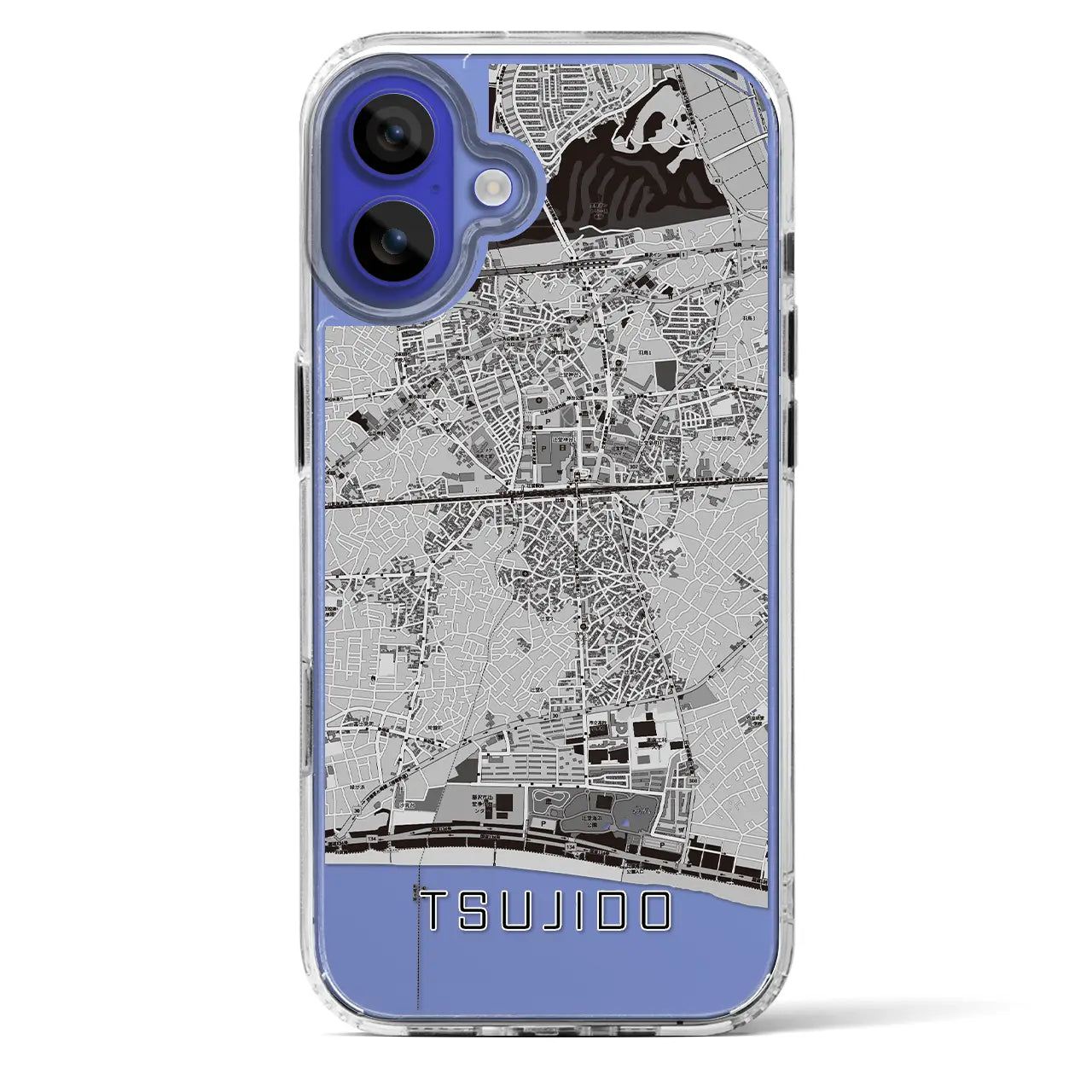 【辻堂（神奈川県）】地図柄iPhoneケース（MagSafeタイプ）
