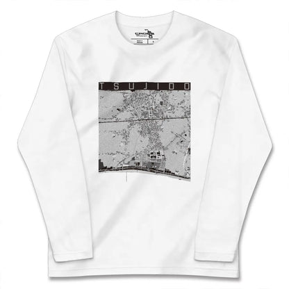 【辻堂（神奈川県）】地図柄ロングスリーブTシャツ