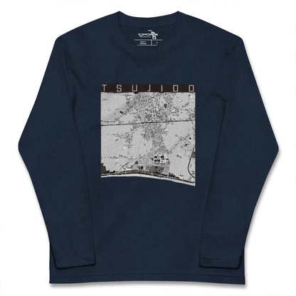 【辻堂（神奈川県）】地図柄ロングスリーブTシャツ