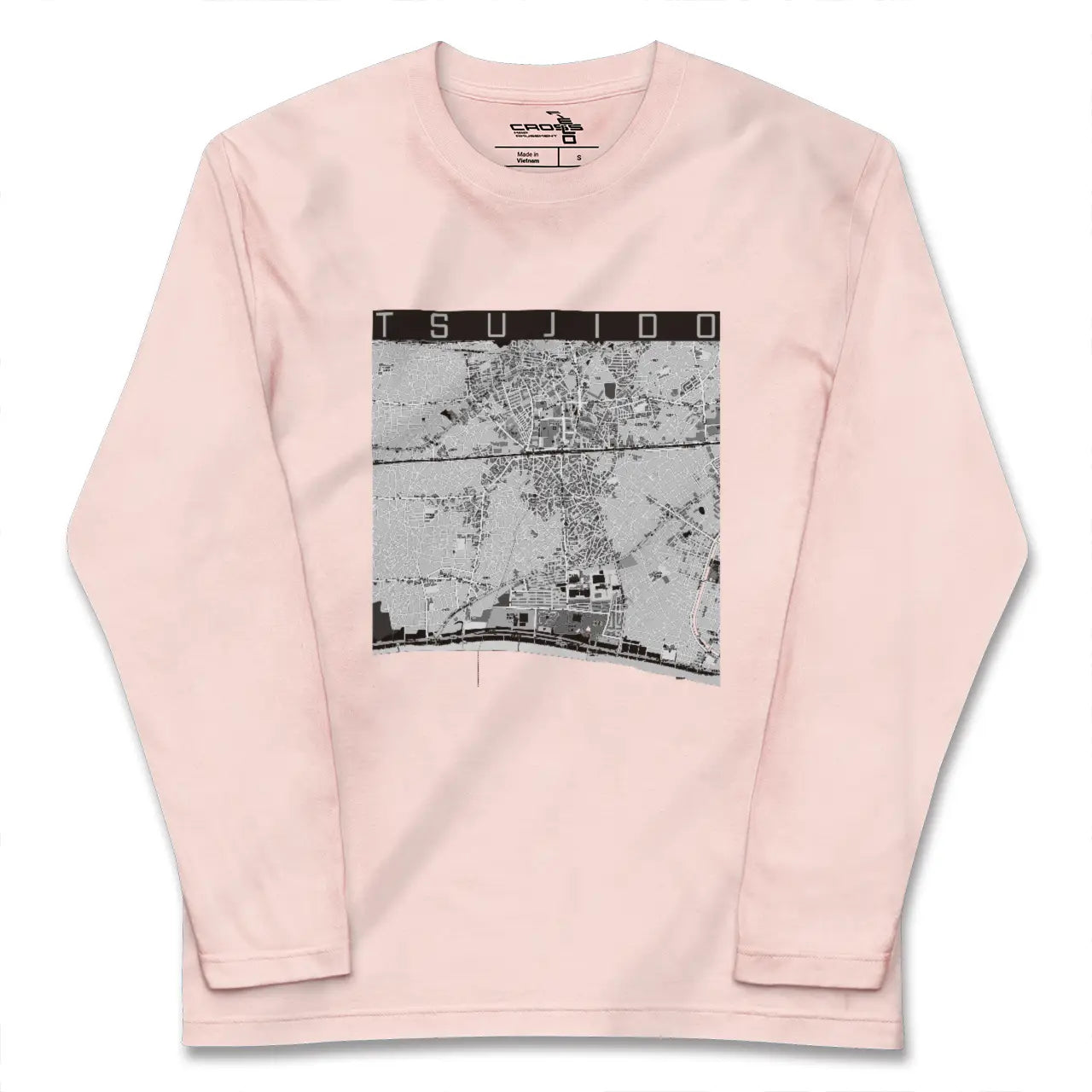 【辻堂（神奈川県）】地図柄ロングスリーブTシャツ