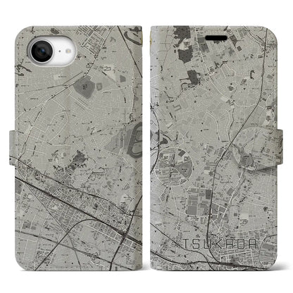 【塚田（千葉県）】地図柄iPhoneケース（手帳タイプ）