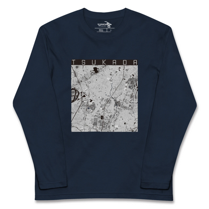 【塚田（千葉県）】地図柄ロングスリーブTシャツ