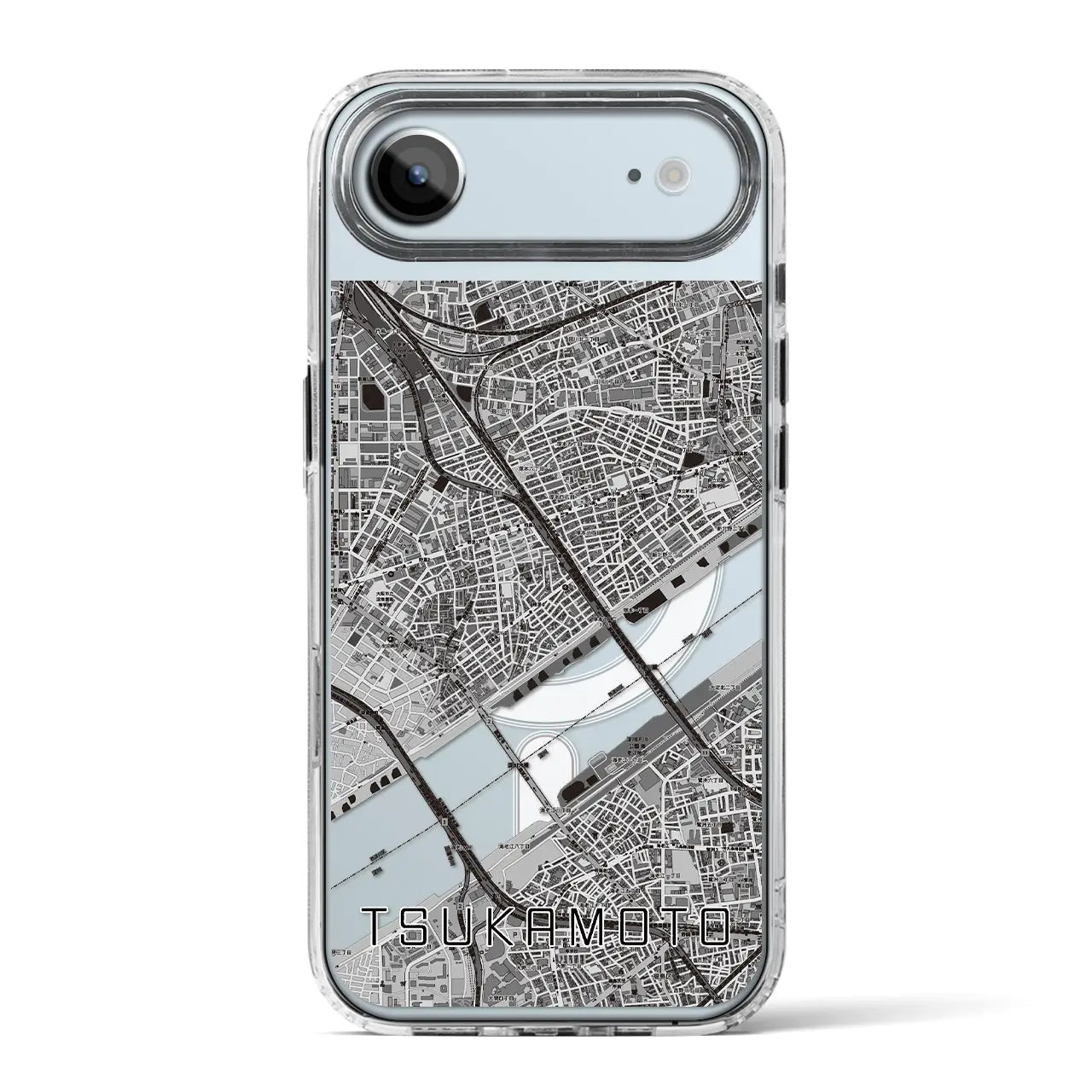 【塚本（大阪府）】地図柄iPhoneケース（MagSafeタイプ）