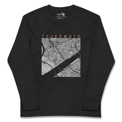 【塚本（大阪府）】地図柄ロングスリーブTシャツ