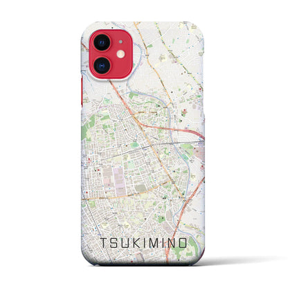 【つきみ野（神奈川県）】地図柄iPhoneケース（バックカバータイプ）