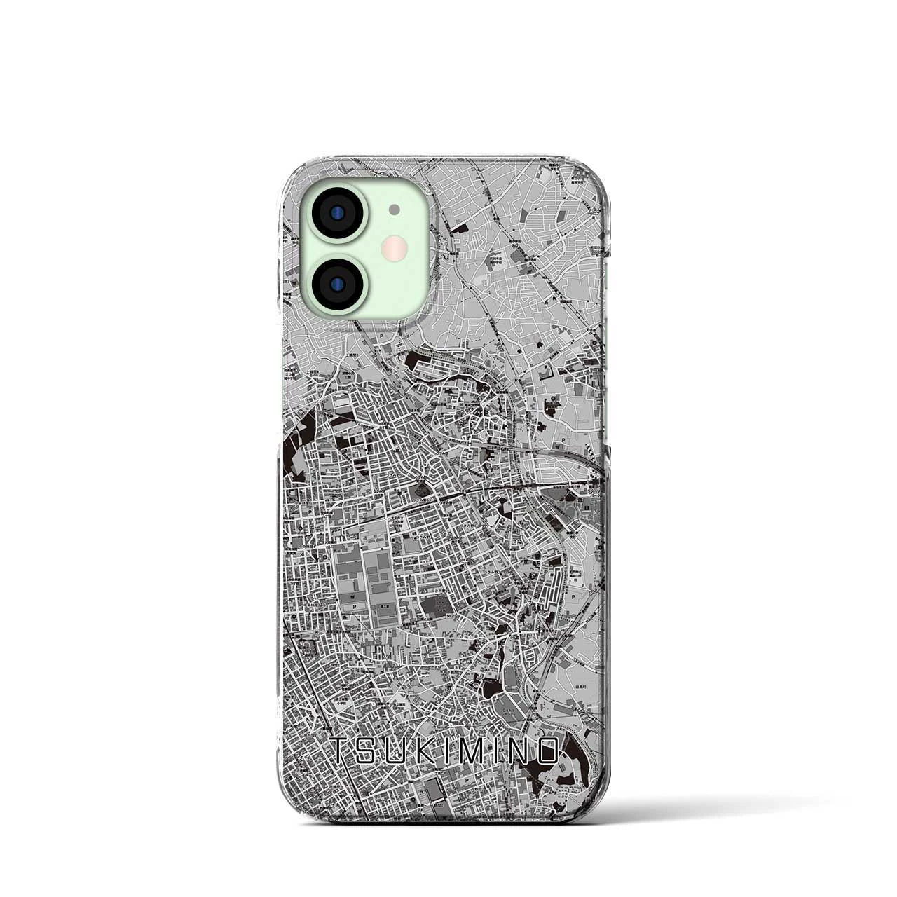 【つきみ野（神奈川県）】地図柄iPhoneケース（クリアタイプ）