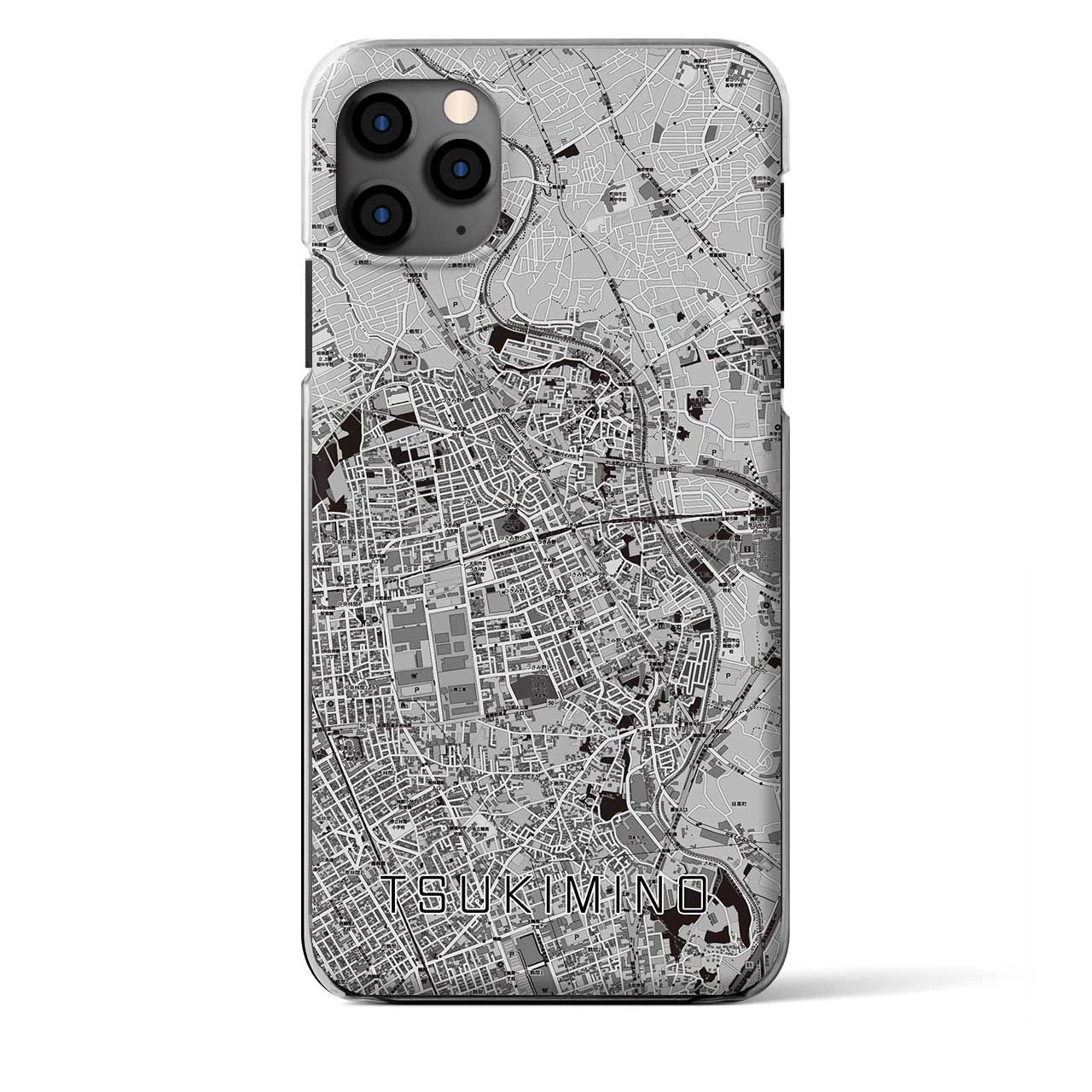 【つきみ野（神奈川県）】地図柄iPhoneケース（クリアタイプ）