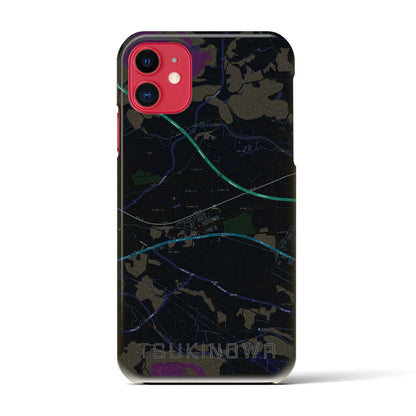 【つきのわ（埼玉県）】地図柄iPhoneケース（バックカバータイプ）