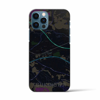 【つきのわ（埼玉県）】地図柄iPhoneケース（バックカバータイプ）