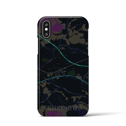 【つきのわ（埼玉県）】地図柄iPhoneケース（バックカバータイプ）