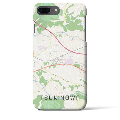 【つきのわ（埼玉県）】地図柄iPhoneケース（バックカバータイプ）