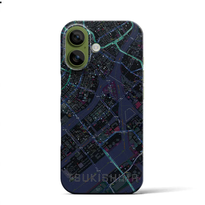 【月島（東京都）】地図柄iPhoneケース（バックカバータイプ）