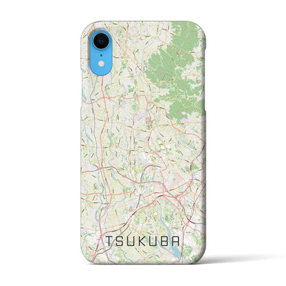 【つくば2（茨城県）】地図柄iPhoneケース（バックカバータイプ）