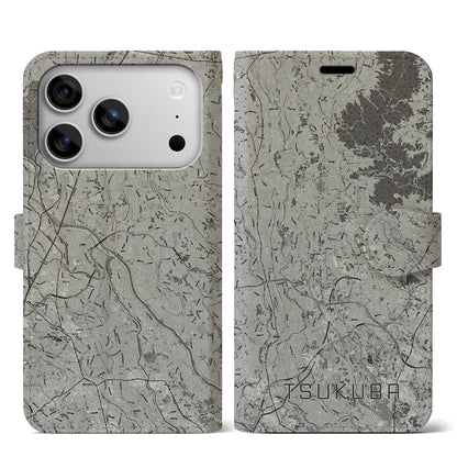 【つくば2（茨城県）】地図柄iPhoneケース（手帳タイプ）