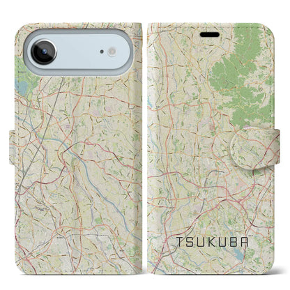【つくば2（茨城県）】地図柄iPhoneケース（手帳タイプ）