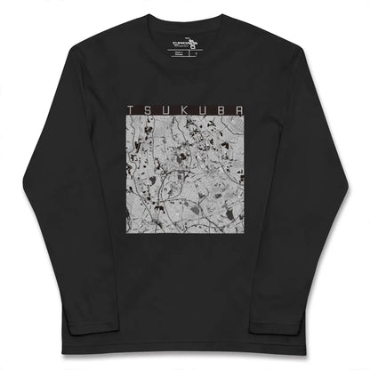 【つくば（茨城県）】地図柄ロングスリーブTシャツ