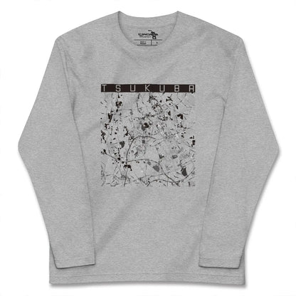 【つくば（茨城県）】地図柄ロングスリーブTシャツ