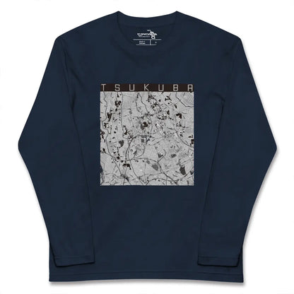 【つくば（茨城県）】地図柄ロングスリーブTシャツ