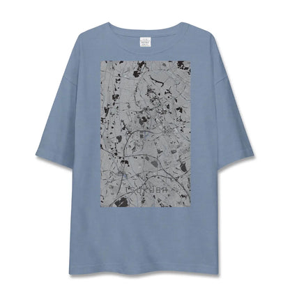 【つくば（茨城県）】地図柄ビッグシルエットTシャツ