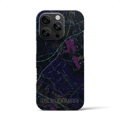 【つくばみらい（茨城県）】地図柄iPhoneケース（バックカバータイプ）