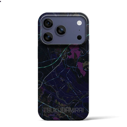 【つくばみらい（茨城県）】地図柄iPhoneケース（バックカバータイプ）