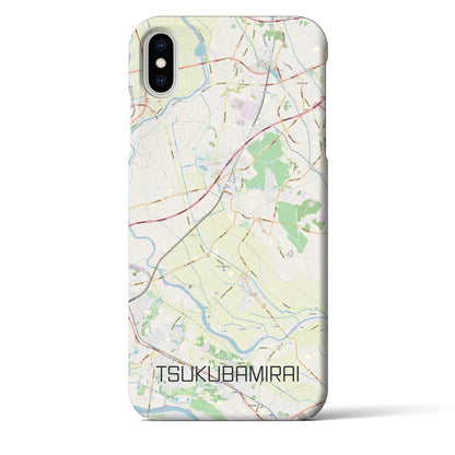 【つくばみらい（茨城県）】地図柄iPhoneケース（バックカバータイプ）