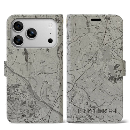 【つくばみらい（茨城県）】地図柄iPhoneケース（手帳タイプ）