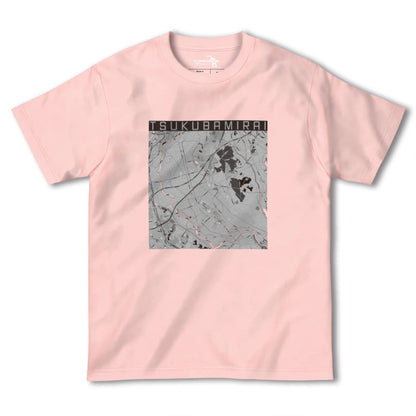 【つくばみらい（茨城県）】地図柄ヘビーウェイトTシャツ