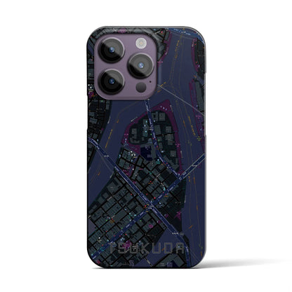 【佃（東京都）】地図柄iPhoneケース（バックカバータイプ）