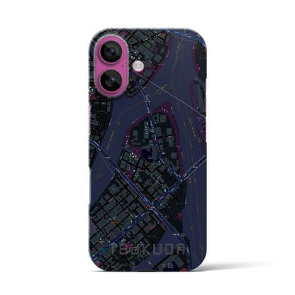 【佃（東京都）】地図柄iPhoneケース（バックカバータイプ）