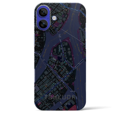 【佃（東京都）】地図柄iPhoneケース（バックカバータイプ）