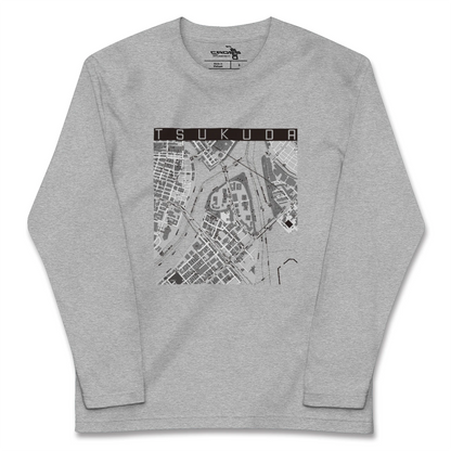 【佃（東京都）】地図柄ロングスリーブTシャツ