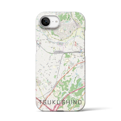 【つくし野（東京都）】地図柄iPhoneケース（バックカバータイプ）