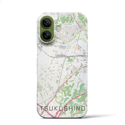 【つくし野（東京都）】地図柄iPhoneケース（バックカバータイプ）