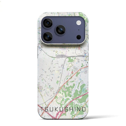 【つくし野（東京都）】地図柄iPhoneケース（バックカバータイプ）