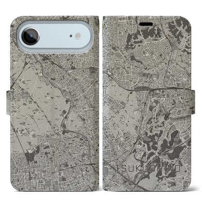 【つくし野（東京都）】地図柄iPhoneケース（手帳タイプ）