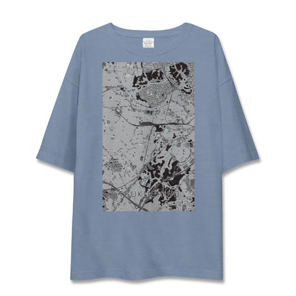 【つくし野（東京都）】地図柄ビッグシルエットTシャツ