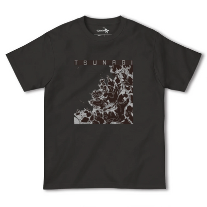 【津奈木（熊本県）】地図柄ヘビーウェイトTシャツ