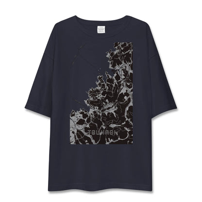 【津奈木（熊本県）】地図柄ビッグシルエットTシャツ