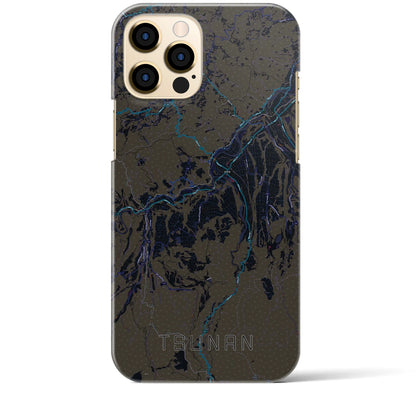 【津南（新潟県）】地図柄iPhoneケース（バックカバータイプ）