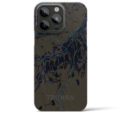 【津南（新潟県）】地図柄iPhoneケース（バックカバータイプ）