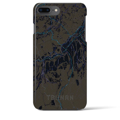 【津南（新潟県）】地図柄iPhoneケース（バックカバータイプ）