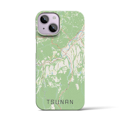 【津南（新潟県）】地図柄iPhoneケース（バックカバータイプ）